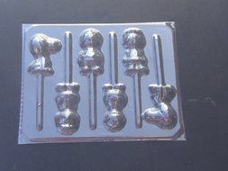 Lucy Friends Chocolate Candy Lollipop Mold Peanuts