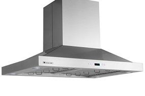XtremeAir PX05-I36 Island Mount Range Hood with 900 CFM Baffle Filters/Grease Drain Tunnel, 36" N5