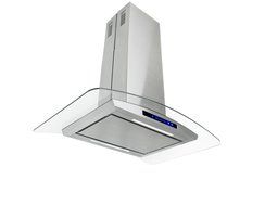 FIREBIRD New 30" European Style island Mount Stainless Steel Range Hood Vent W/Touch Button Control FBGV-P5009-30 N4