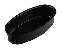 Non-stick Black Aluminum Alloy Cheese Cake Pan Dish / Cake Mold ,Elliptic Mold N3