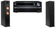 Klipsch RP-250F Tower Speakers-Onkyo TX-NR838