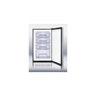Summit FS408BLBI7SSHH: Commercially listed 20" wide built-in undercounter all-freezer, -20(degree) C capable with... N3