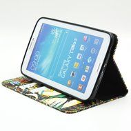 Galaxy Tab 3 7.0 Case, Firefish Kickstand Feature High Quality PU Leather Wallet with Card Slots Damage Resistance... N32