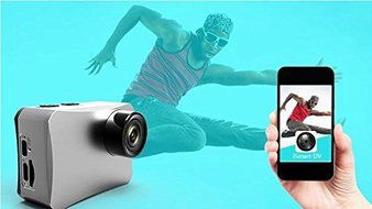 2.0 LCD 4k HD WIFI Camera 2.4G Remote Control Waterproof Sports DV Camcorder Grey