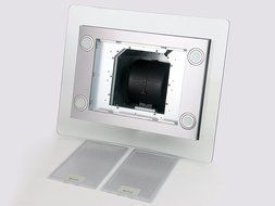 30" Stainless Steel Glass Island Mount Kitchen LCD Display Range Hood Stove Vent Carbon Filters Included WL-0063075+CF N4