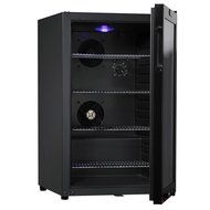 KingsBottle 21 Can Mini Bar Fridge with Glass Door, Black N11