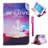 Galaxy Tab 3 7.0 Case, Firefish Kickstand Feature High Quality PU Leather Wallet with Card Slots Damage Resistance... N46