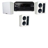 M&amp;K Sound MP300 White Monitor Speaker 3.0 Pioneer Elite SC-89
