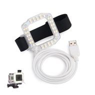 Lightwish 22 LED Ring Shooting Light Fill-in Light Accessory Kit With USB Port For GoPro Hero4 Silver Black Hero...