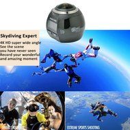 360 Degree Camera - Android and iOS Compatible Panoramic 360x220,16MP 4K 1080P HD Sports Action Camera with 0.96...