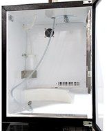 Marvel Built-In Kegerator Keg Dispenser - X-CLUSIVE Premium 2-Tap Direct Draw Kit - Black/Stainless N25