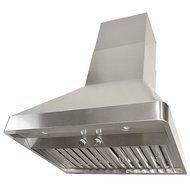 KOBE Range Hoods RAX9548SQB-DC24-1 Contemporary Brillia 48" Wall Mount Range Hood, 3-Speed, 680 CFM, LED Lights... N4