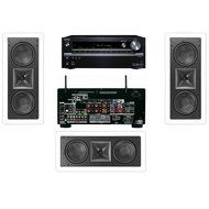 Klipsch KL-6502-THX In-wall LCR Speaker (3-each)-Onkyo TX-NR838 7.2 Channel Network A