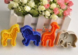 ZNU Easter Day Cake Cookie Decorating Cutters Fondant Sugarcraft Plunger Set Mold Tools N11