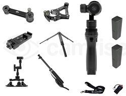 DJI Osmo Everything Plus Bundle: Fully Stabilized 4k, 12mp Camera with (2) Extra Batteries, DJI Bike Mount, Tripod... N2