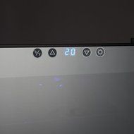 18 Bottle CounterTop Wine Cooler, Kalamera Freestanding Thermoelectric Refrigerator with Digital Temperature Display N6