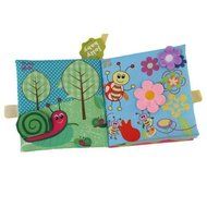 ShungHO Animal Tails Cloth Book Toy Baby Developmental Books Learning Education Gift Toy N11