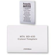 Acoustic Audio MT6 In Wall 6.5&quot; Speaker 4 Pair Pack 2 Way Home Theater 2000 Watt MT6-4PR N4