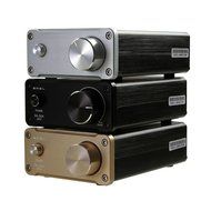 SMSL SA-36A Pro HiFi Integrated Mini Digital Stereo Audio 20W PC Amplifier Class D AMP + 12V Power Adapter Black N2