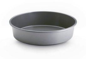 BonJour Aluminized Steel Nonstick Bakeware Cake Pan, 9-Inch Round, Gray
