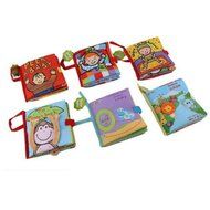 ShungHO Animal Tails Cloth Book Toy Baby Developmental Books Learning Education Gift Toy N14