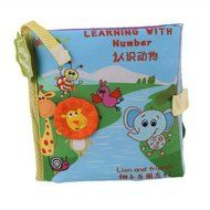 ShungHO Animal Tails Cloth Book Toy Baby Developmental Books Learning Education Gift Toy N15