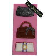 Funshowcase Designer Handbag Clutch Bags and Purses Silicone Candy Mold for Cake Decoration, Cupcake Decorate,...