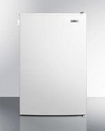 Summit FS603L 22" Compact Upright Freezer with 5 cu. ft. Capacity Adjustable Thermostat Lock Wire Shelves and...