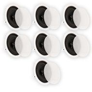 Theater Solutions CS8C In Ceiling 8&quot; Speakers Surround Sound Home Theater 7 Speaker Set CS8C-7S N3