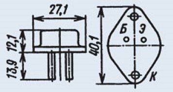 Transistor silicone KT808AM analogue 2SC1619A, 2SD867 USSR 5 pcs