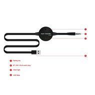 Rii BT-186 Wireless Bluetooth Transmitter 3.5mm Audio Cable For Easy pairing with Bluetooth Stereo Headset, Headphones...