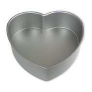 PME 3&quot; Deep Aluminium Heart Shaped Cake Tin Pan - 8&quot; Inch N3
