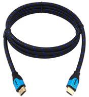 JINPIN Ultra High Speed hdmi cable-BC 50ft black/red with Braided Cord support Ethernet ,3D,4K and Audio Return... N11