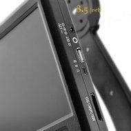 Tan Universal 8.5&quot; Center Console Armrest Swivel Monitor With Built In DVD Player IR &amp; FM... N3