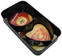 Meleg Otthon 1 Set Heart-shaped/Square/Round Cake Mould Bakeware Carbon Steel Cake Baking Bakeware Mould cake... N6