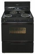 30 in. 3.91 cu. ft. Range in Black