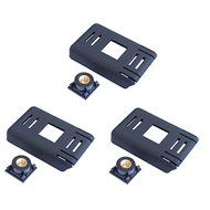 RealAcc 3 pack Mounting Base Holder and Sleeve for 1080P HD Mobius ActionCam