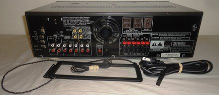 Technics SA-GX303 AV Audio Video Control Center Stereo Receiver Complete with Remote, Antenna, Av Cables and Online... N5