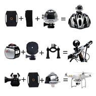 Campark 16MP 3K(2448*2448/30fps) 360 Degree Panoramic VR Action Camera,Spherical Lens,3D, Waterproof, WIFI,Support...
