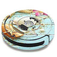 Skin Decal Vinyl Wrap For IRobot Roomba 650 655 Vacuum / Seashell