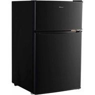 Amana 3.1 cu ft Compact 2-Door Refrigerator, Black