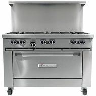 U.S. Range U36-6R - 36" Open Burner Restaurant Range - U Series