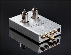 Little Bear Vacumn Tube Mini Phono Stage RIAA MM Phonograph Preamp &amp; HiFi Tube Pre-Amplifier (Silver) N4