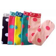 Banggood 1pair Children Candy Polka Dot Kids Long Socks