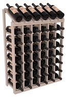 Wine Racks America Ponderosa Pine 6 Column 8 Row Display Top Kit. 13 Stains to Choose From! N7