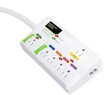 Monster GreenPower Digital PowerCenter MDP 650 - 6 outlets, 2160 joule rating