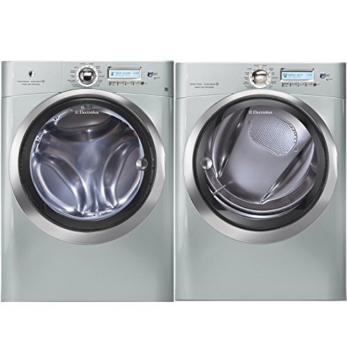 Electrolux Wave-Touch Silver Sands Front Load Laundry Pair with EWFLS70JSS 27" Washer and EWMED70JSS 27" Electric...