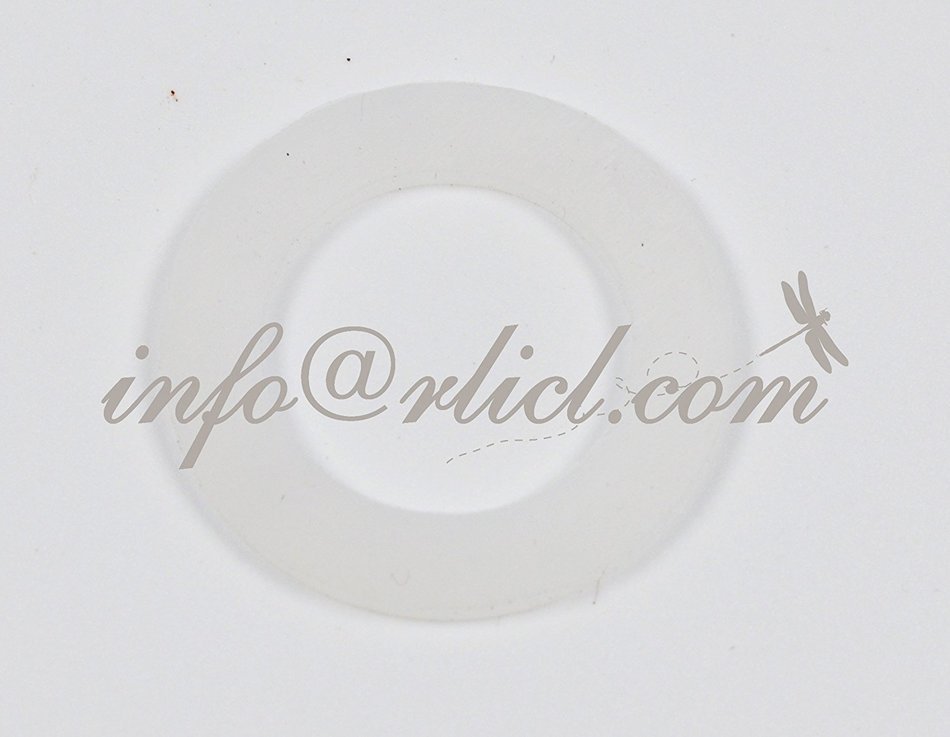 5pcs/Lot ,White Flat Silicone Washer, ID 21mm; OD 31mm; Thickness 3mm, Weldless, Food Grade N2