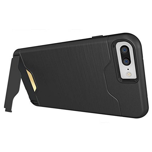 iPhone 7 Plus Case,iPhone 7 Plus Hybrid Case,MT Mall Hybrid Slim Fit Dual Layer Hybrid Case Brushed Metal Design... N30