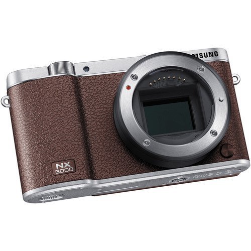 Samsung NX3000 NX3000BN Smart Camera (Body Only) - Brown - International Model - No Warranty